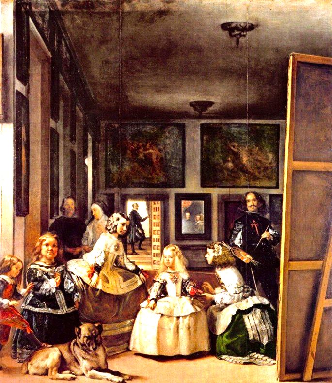As Meninas, do pintor espanhol Velázquez, é um exemplar típico da pintura barroca.