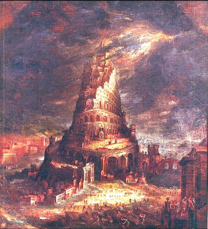 Um S Mbolo De Unidade Unidade Representada Pela Torre De Babel