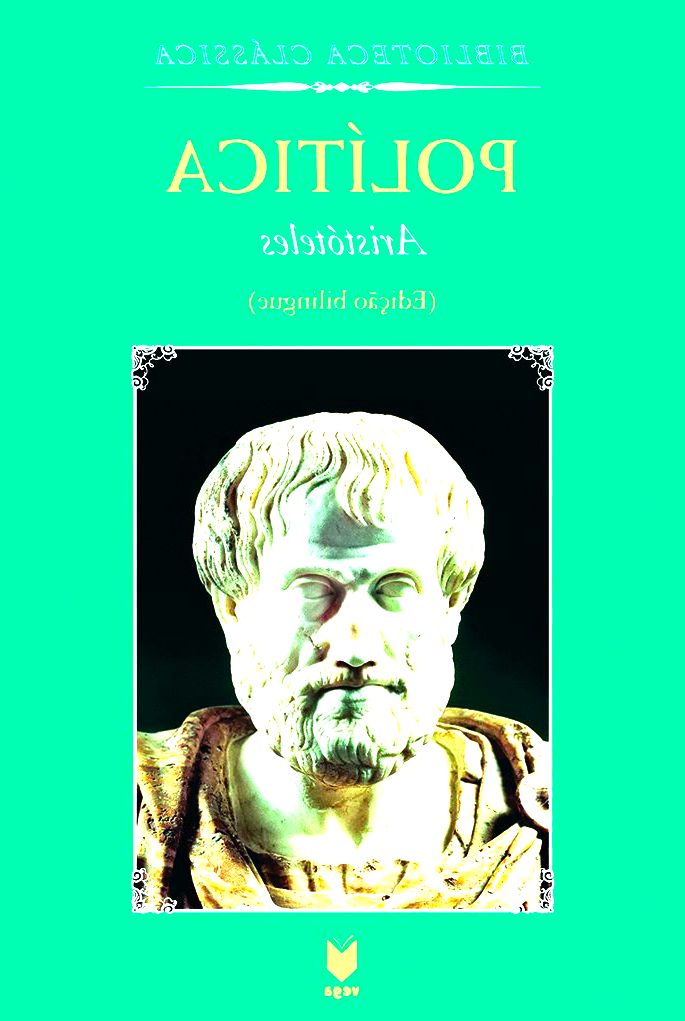 Capa da obra Politica, de Aristoteles